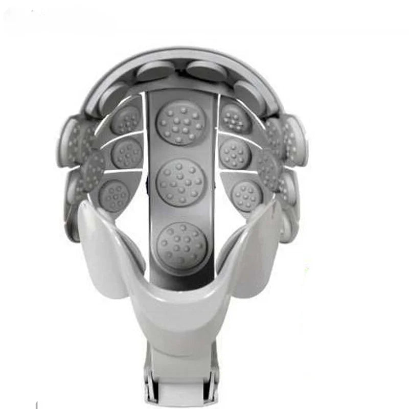 NEW Electric Head Massager Helmet Scalp Brain Relaxation Vibration Acupoint Health Scalp Massage Machine