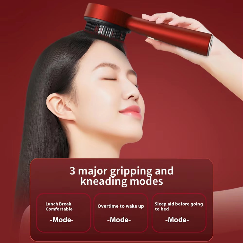 630Nm Red Light Therapy Hair Growth Comb Scalp Applicator Repair Damaged Hair Massage Comb Head Massager Brush Liquid Applicator